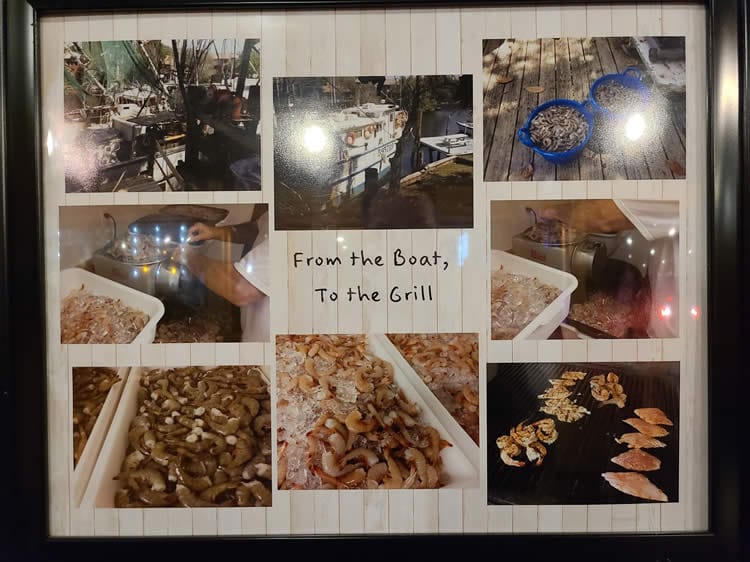 Fresh Gulf seafood at Stewby's Seafood Shanty, from boat to kitchen