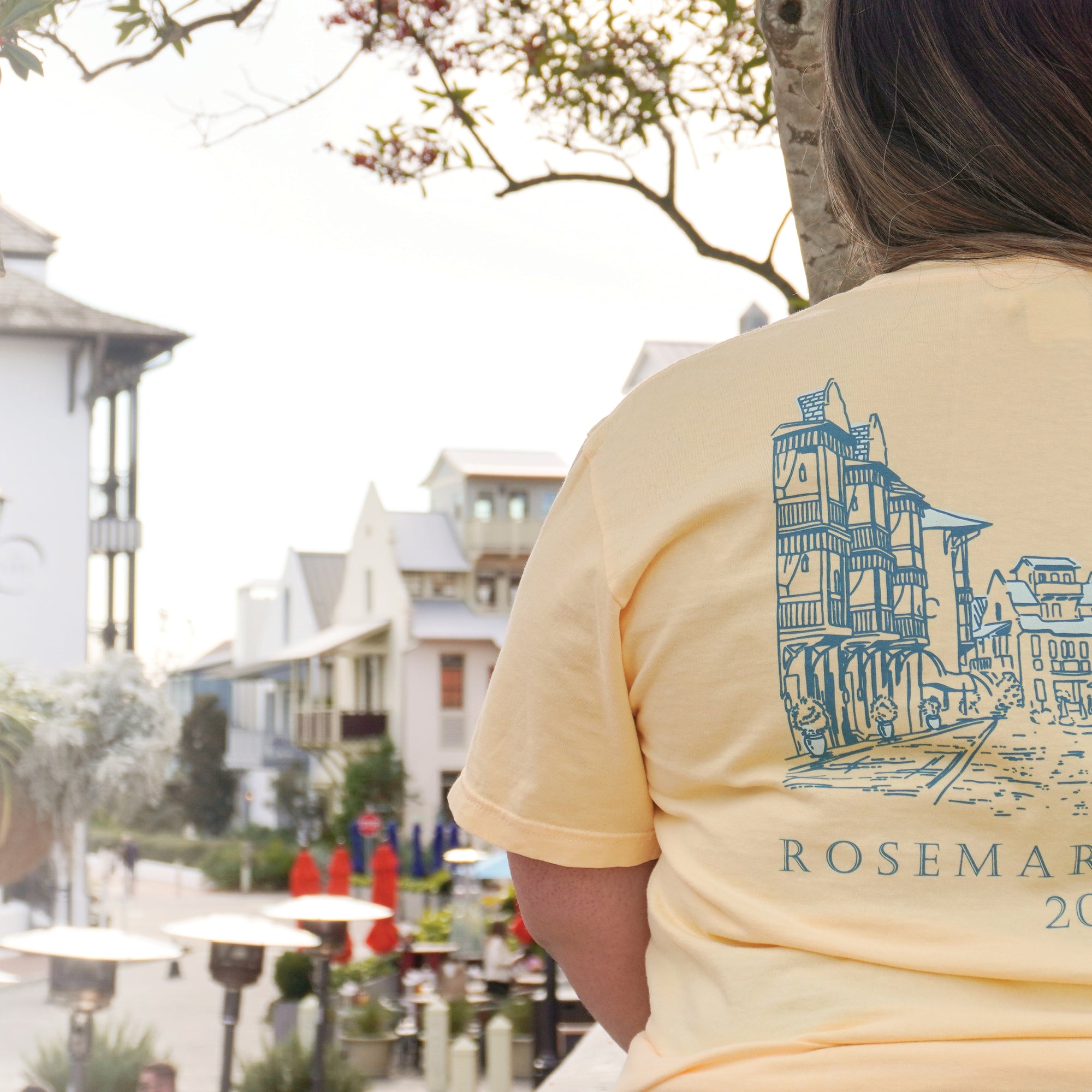 Main Street t-shirt sold at Rosemary Beach Trading Company