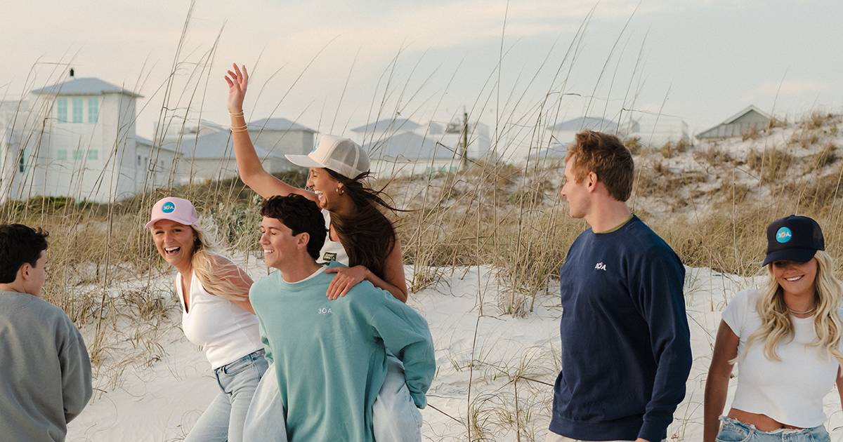 30A Gear branded apparel and lifestyle goods sold at The 30A Store