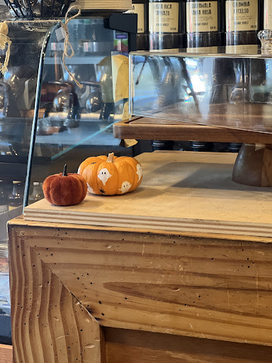Coffee and pastries at Maas Coffee Roasters