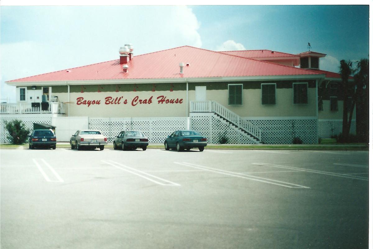 Bayou Bill's Crab House restaurant exterior in Santa Rosa Beach