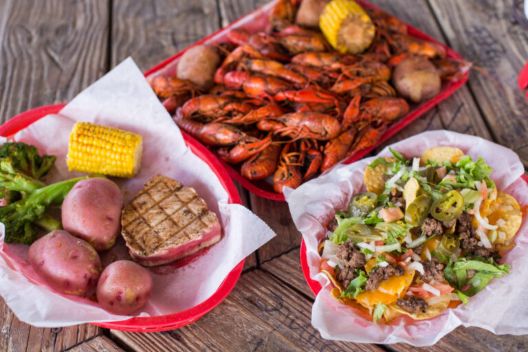Food served at Boathouse Oyster Bar in Destin, Florida