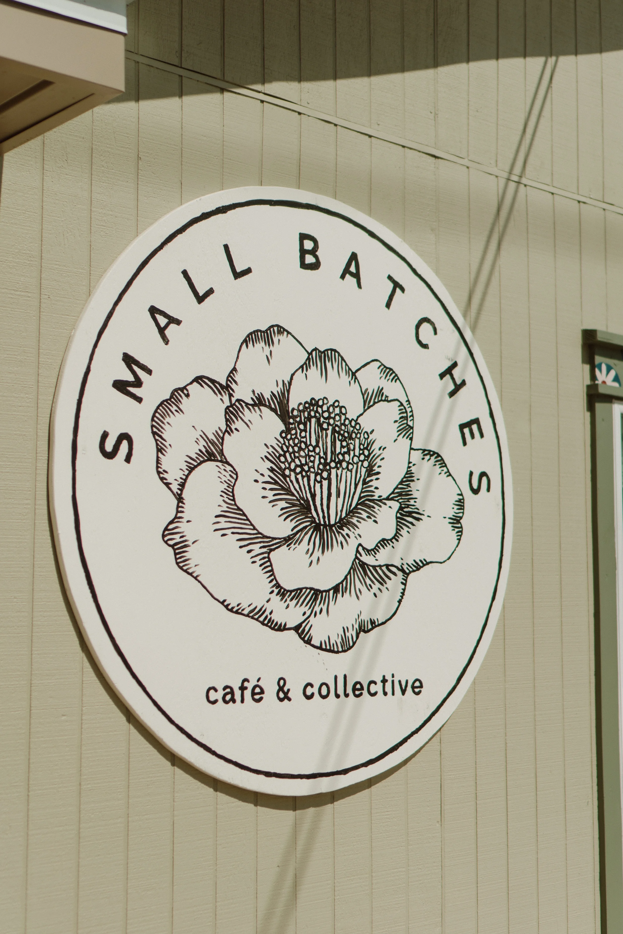 Inside Small Batches Cafe & Collective, a cafe and local artisan marketplace in Fort Walton Beach