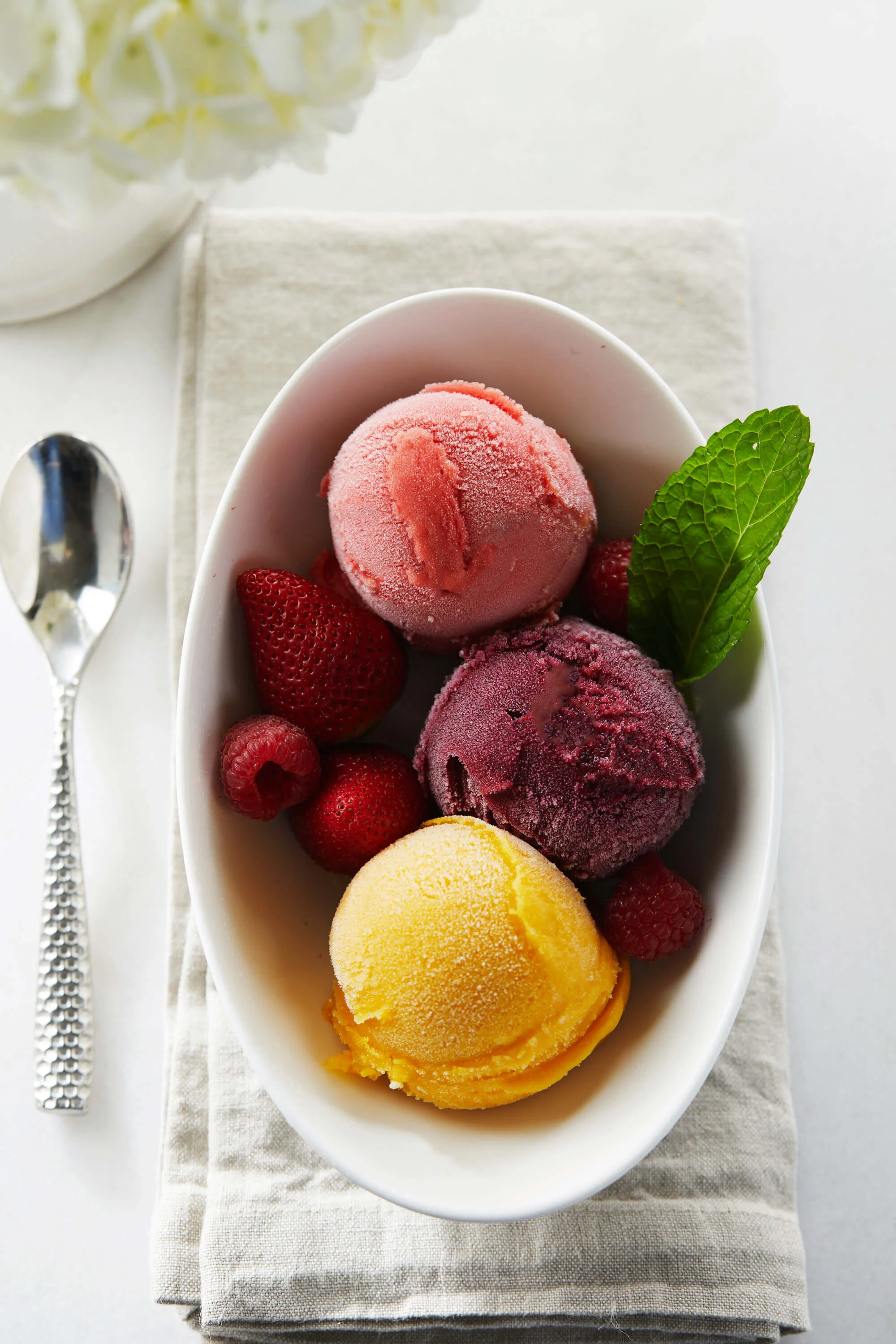 Dessert plate served at Cafe Thirty-A