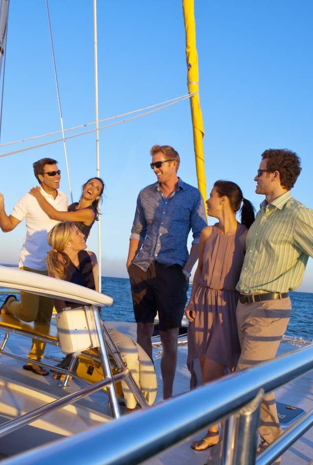 Sailing on the bay waters near Panama City Beach