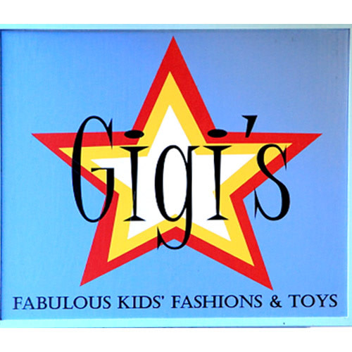 Gigi's Fab Kids storefront signage in Rosemary Beach
