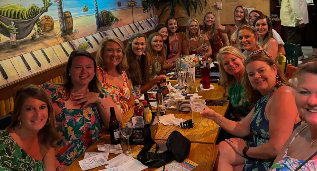 Guests gathered at Rum Runners in the Village of Baytowne Wharf