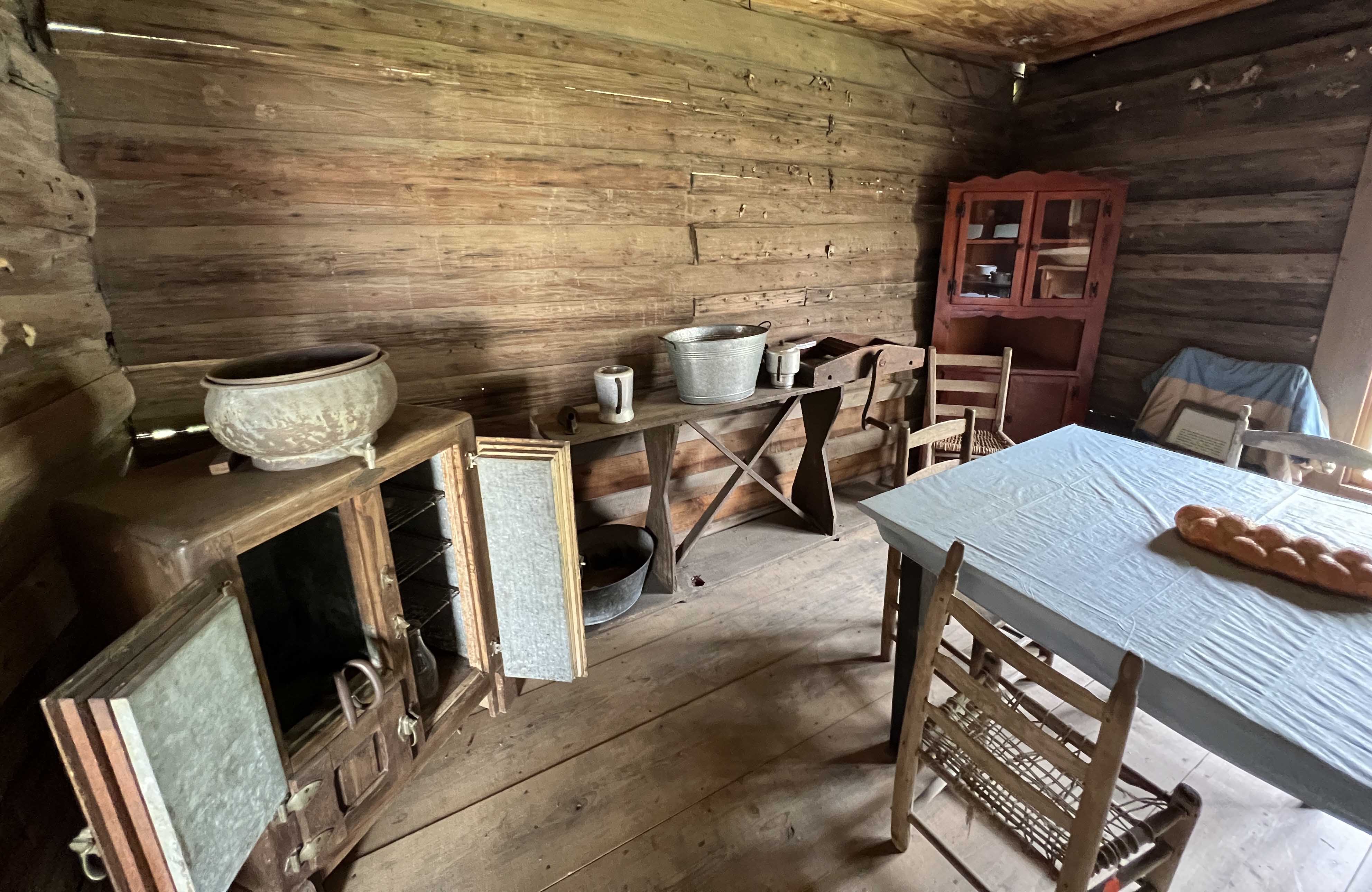 Interior exhibit inside the Baker Block Museum near Crestview, Florida