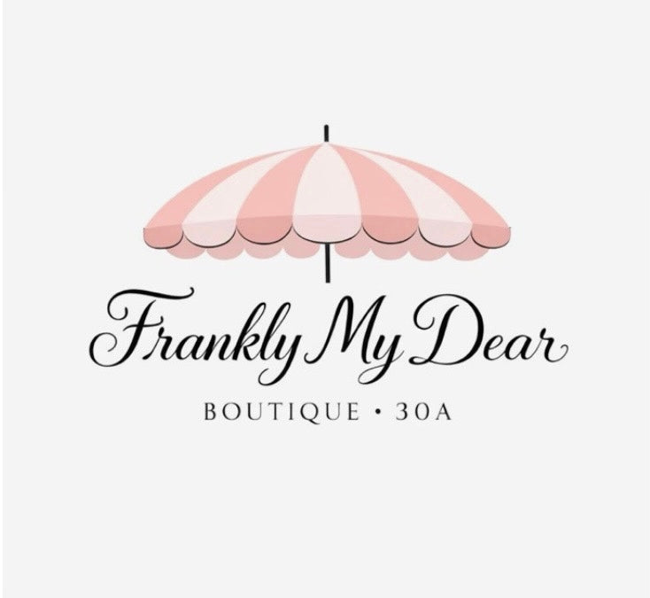 Frankly My Dear Boutique storefront in Seagrove Plaza on Scenic Highway 30A