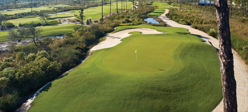Fairway on the golf course at Lost Key Golf Club on Perdido Key