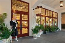 Luminary boutique exterior in Barrett Square, Rosemary Beach