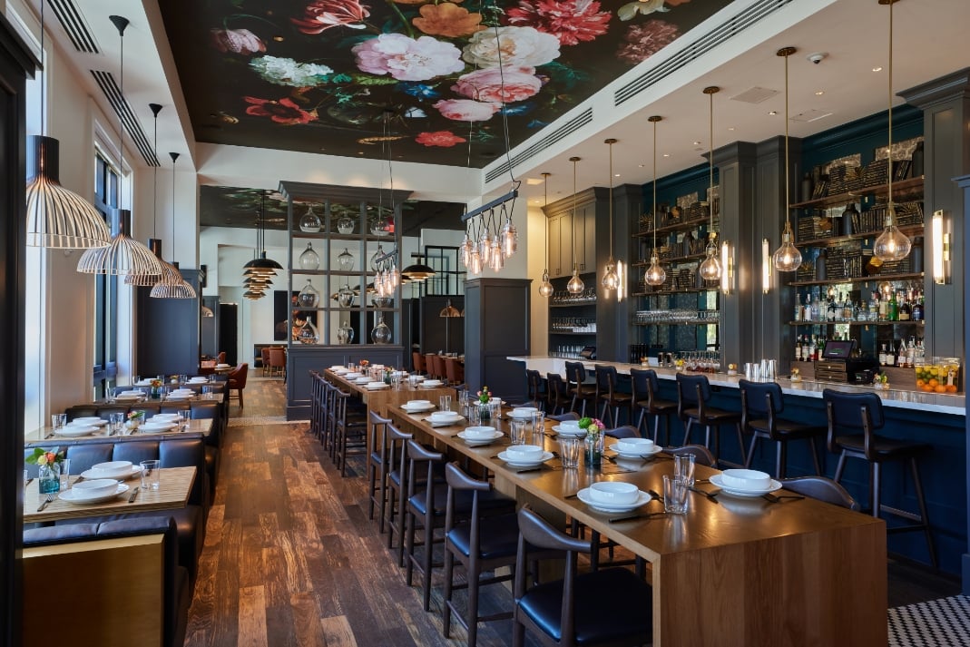 Dining room at Ovide, the signature restaurant inside Hotel Effie Sandestin