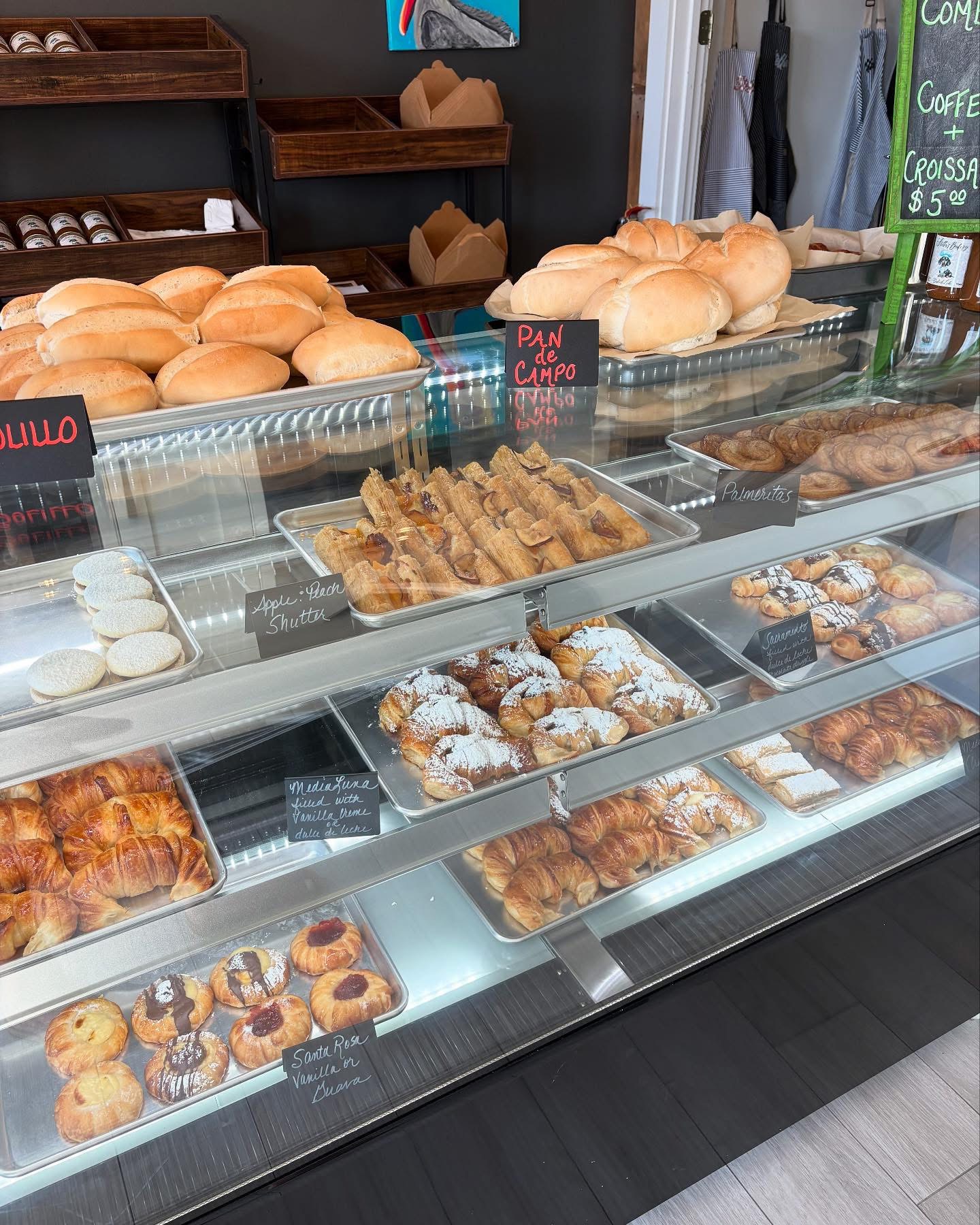Fresh pastries and baked goods at Stella's Bakery in Santa Rosa Beach