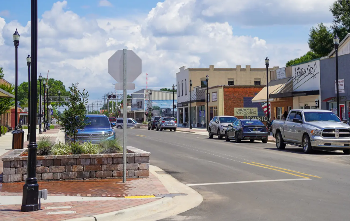 Main street in downtown Crestview