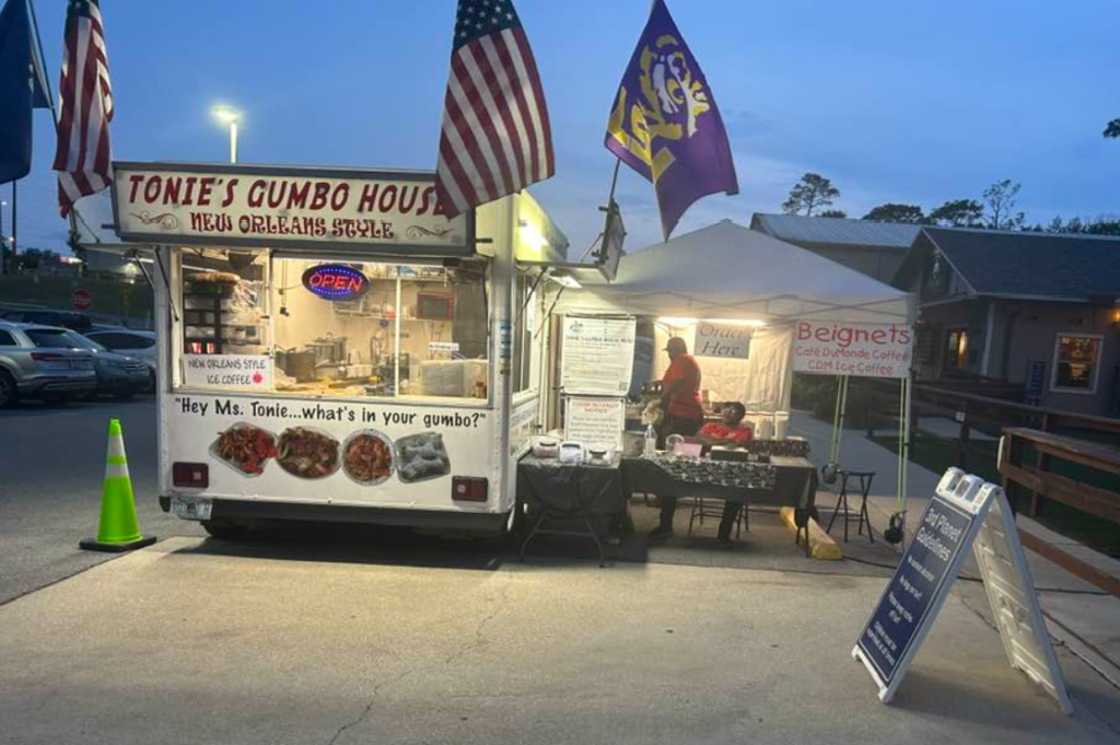 Tonie's Gumbo House and Cafe at a community food event