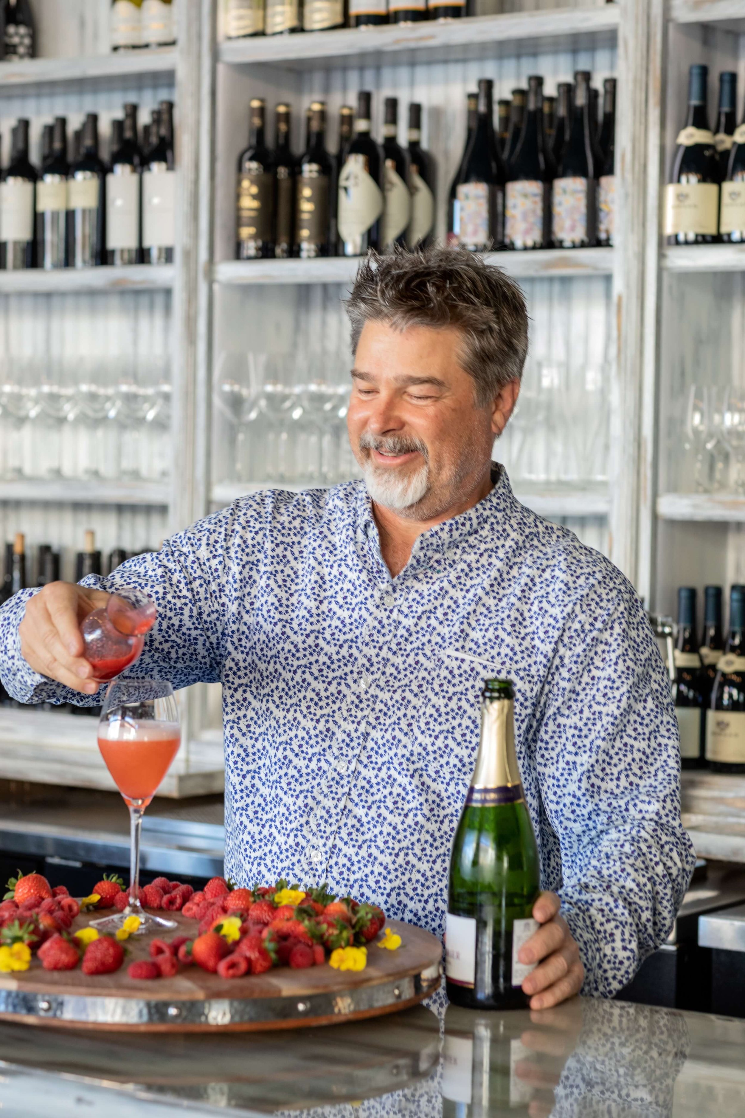 Todd Reber, founder and owner of Vin'tij Food and Wine
