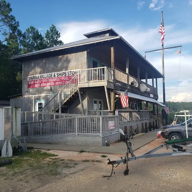 Marina facility on LaGrange Bayou near Freeport, Florida