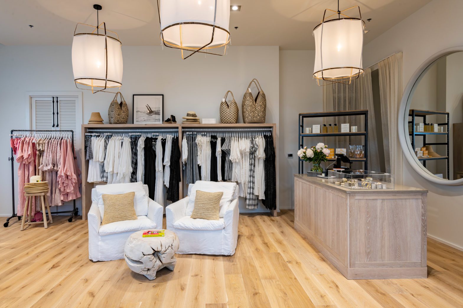 Parasol boutique storefront in Alys Beach Town Center