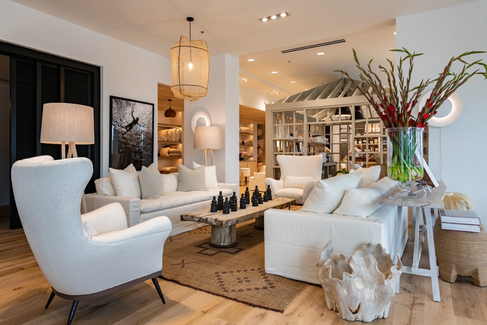 SummerStory home furnishings and decor storefront in Alys Beach Town Center