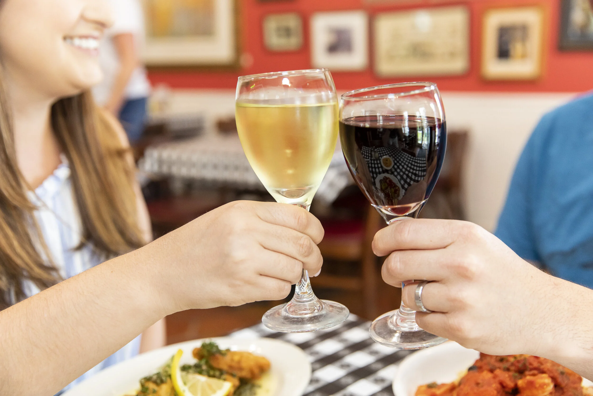 Dining room interior at Angelina's Pizzeria and Pasta on Scenic Highway 30A