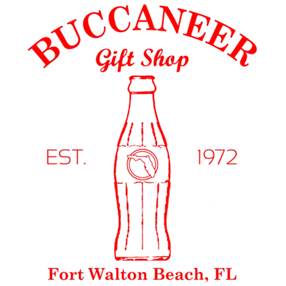 Buccaneer Gift Shop logo, Fort Walton Beach