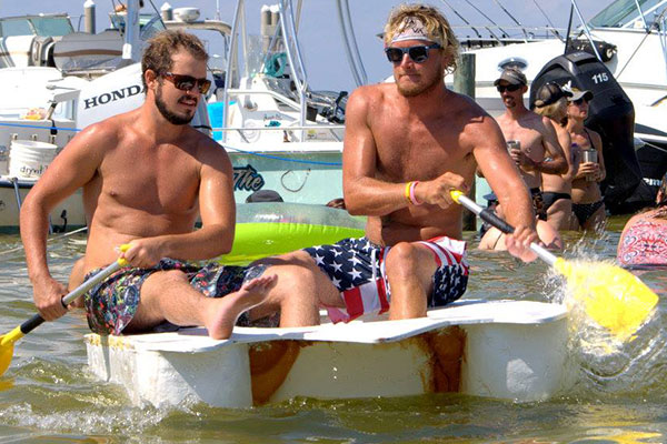 Bathtub Races event photo from Bamboo Willies Labor Day Music Fest