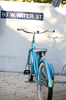 Bicycle available for rent in Rosemary Beach