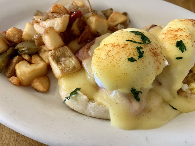 Homestyle breakfast plate served at North 85 Diner in Crestview, Florida