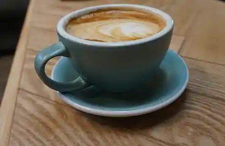 Espresso drink served at Coastal Coffee & Cafe on Scenic Highway 30A