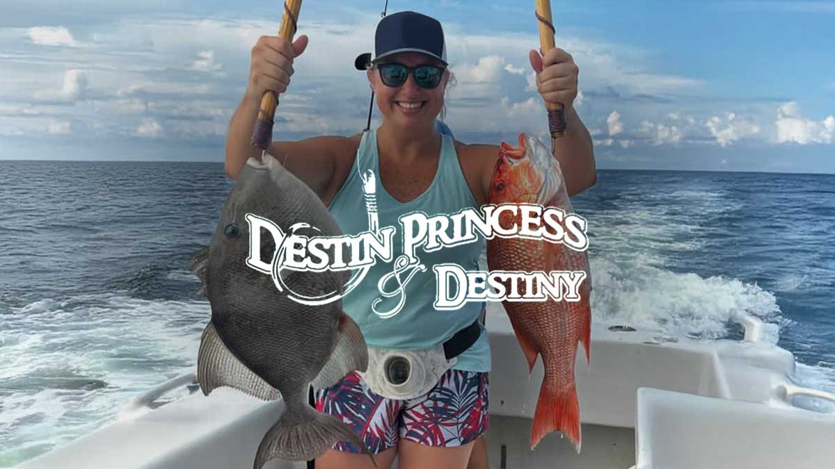 Destin Princess and Destiny party fishing boats departing Destin Harbor, Florida
