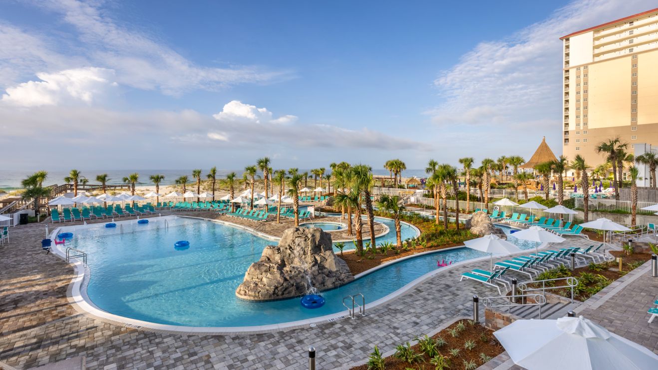 Lazy river pool at Fairfield Inn & Suites Pensacola Beach