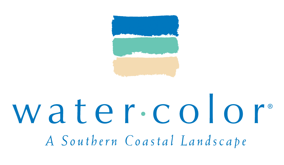 Coastal view of WaterColor's Gulf shoreline near WaterColor Beach Club