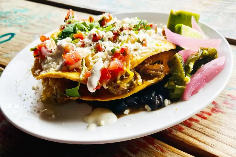 Street tacos and Mexican dishes served by Taco 30A