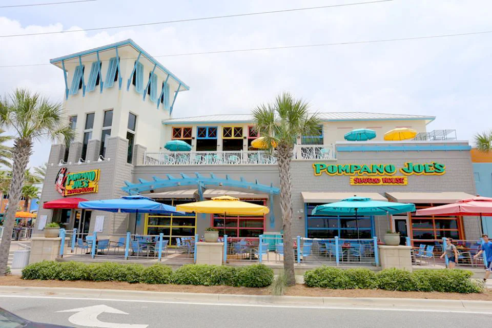 Pompano Joe's Seafood House at Pier Park in Panama City Beach
