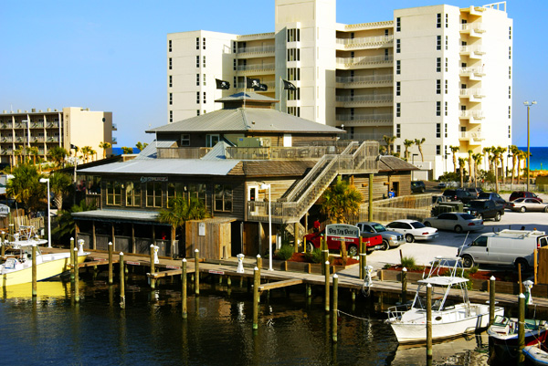 Lafitte Cove Marina behind Peg Leg Pete's on Pensacola Beach