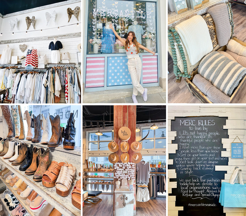 Mercantile storefront image from I Shop 30A, Seaside, Florida