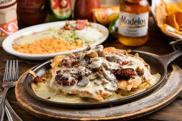 Pancho Villa's Plate combination platter at El Paso Mexican Grill & Cantina