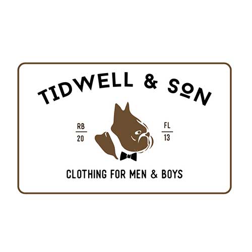 Tidwell & Son logo, the men's and boys' clothing store in Rosemary Beach's Barrett Square