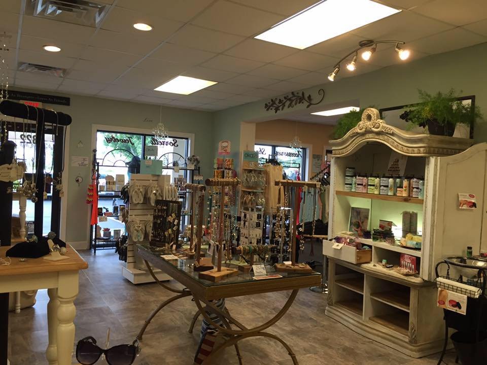 Interior view of Foxy Boutique showing its retail floor space in Navarre, FL