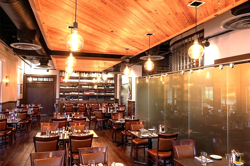 The main dining room at Cuvée 30A