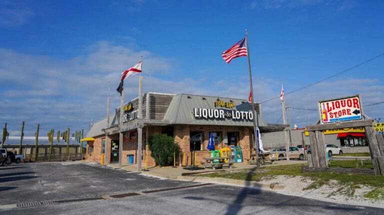 The Flora-Bama Lounge, Package & Oyster Bar building on Perdido Key